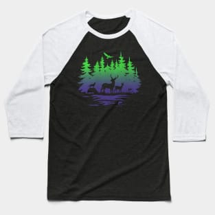 Into The Wild - Aurora Baseball T-Shirt